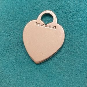 Silver Tiffany and Co. Heart Charm
